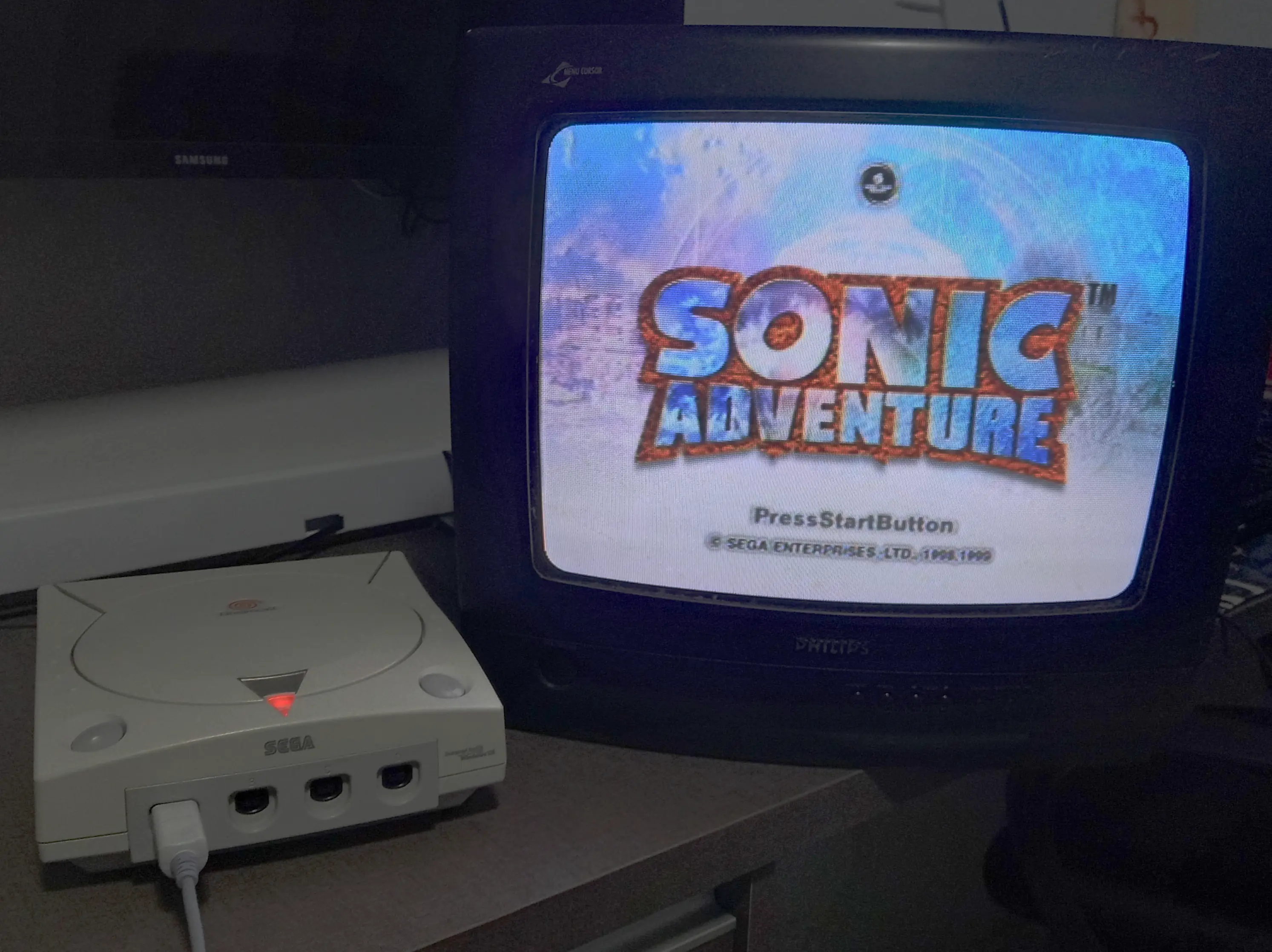 Sonic Adventure on the Dreamcast